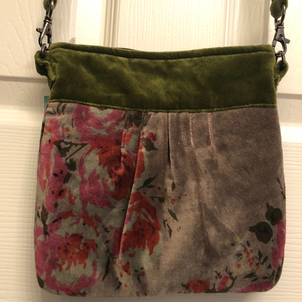 Verona Velvet Crossbody Handbag